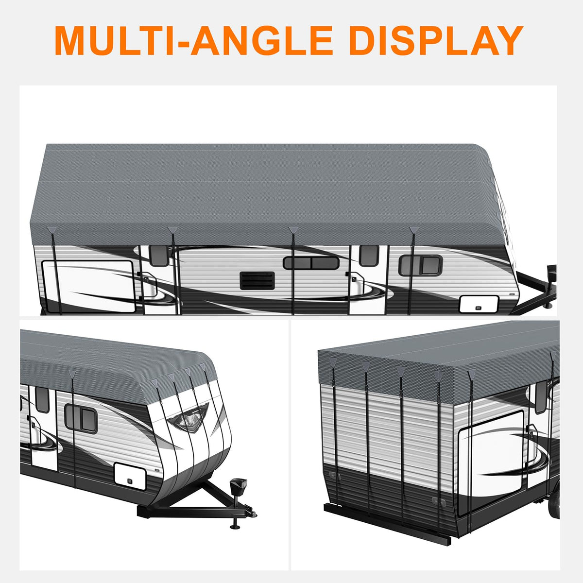 Heavy Duty Waterproof RV Roof Cover W40383