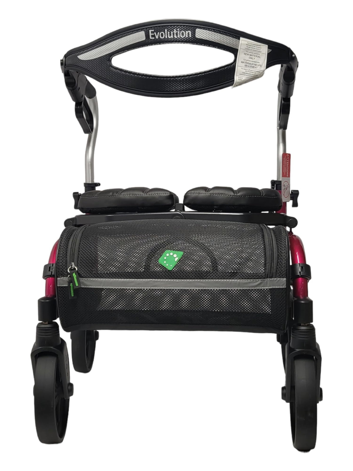 Lightweight Walker Rollator with Seat, Wheels, Brakes Q832