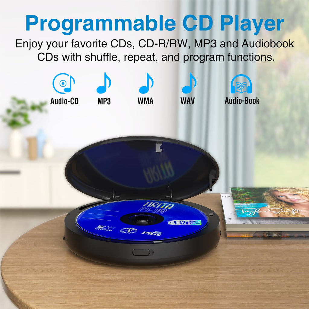 Portable CD Player with Bluetooth H6134
