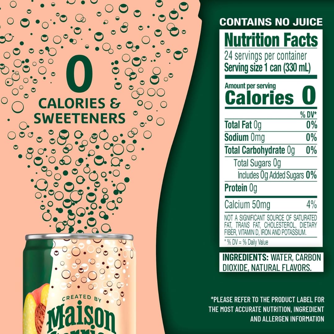 Flavored Sparkling Water 6 Flavor Variety Pack 18 Count Y7282