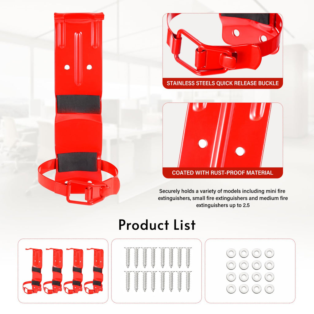 2.5LB Fire Extinguisher Mount Bracket Wall Mount H856315