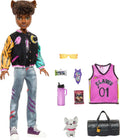 Monster High Doll with Pet Gargoyle Bulldog and Themed Accessories P5789