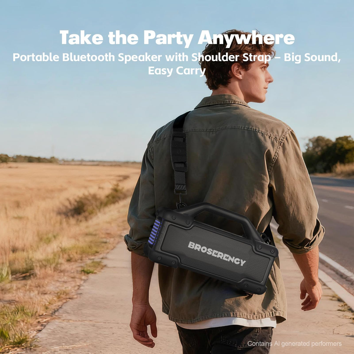 Black Portable Water Resistant Bluetooth Speaker J949