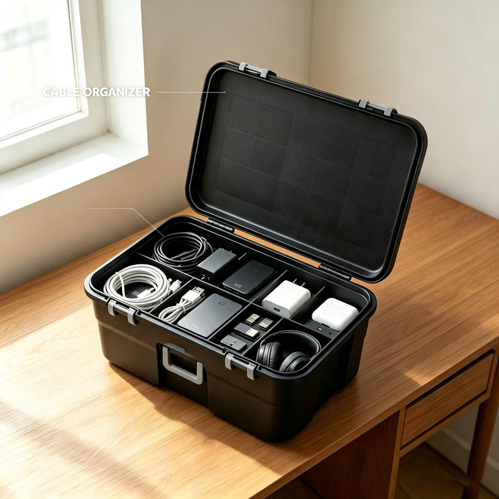 2 Pack 22 Gallon Black Wheeled Lockable Plastic Storage Trunk A299655