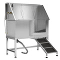 50 Inch Stainless Steel Dog Washing Station with Non-Slip Ramp B699713