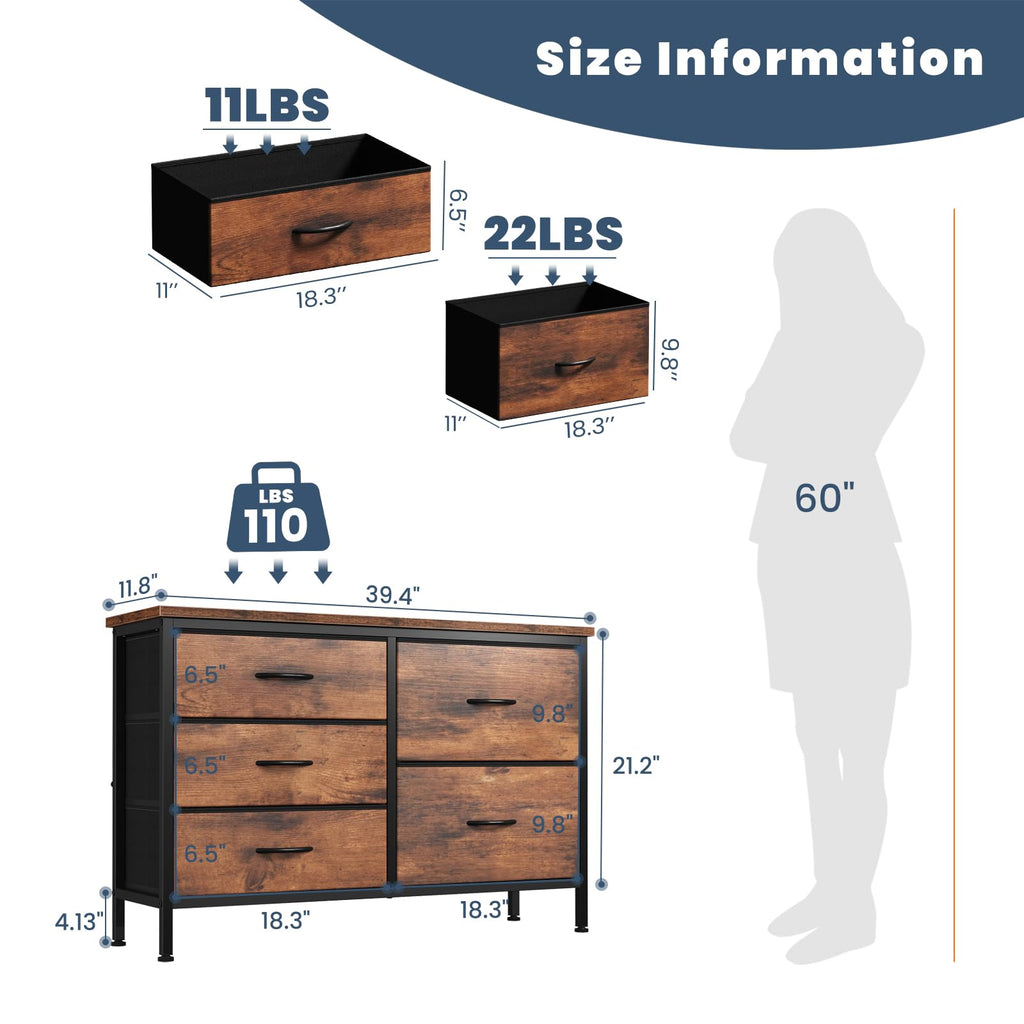5 Drawer TV Stand M54688