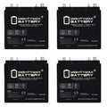 6V 210AH Dual Terminal SLA Deep Cycle Battery 4 Pack G4260