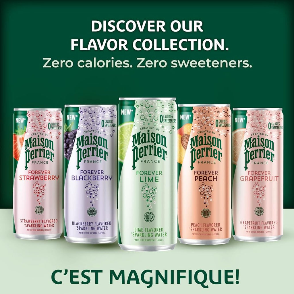 Flavored Sparkling Water 6 Flavor Variety Pack 18 Count Y7282