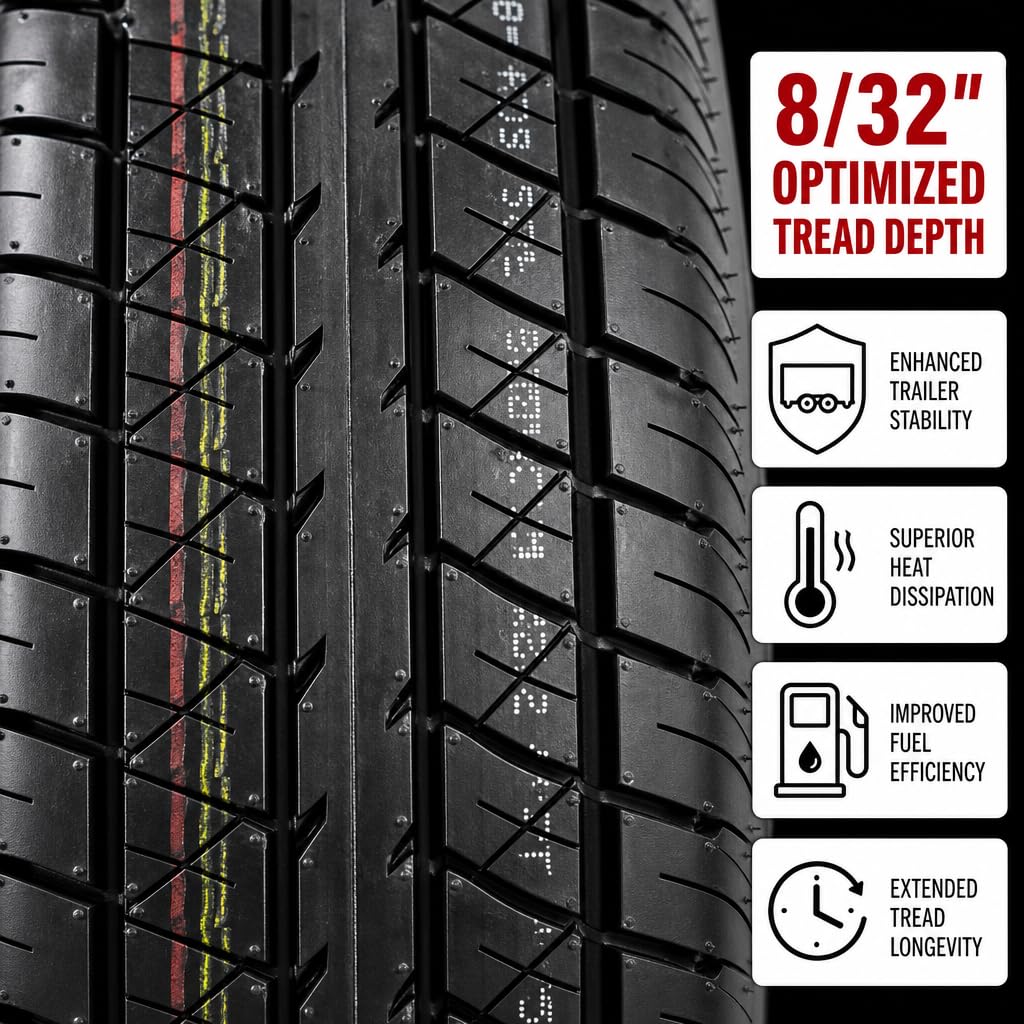 2-Pack Trailer Tire Rim Assembly 4.80-12 12 5 Lug Silver B20094