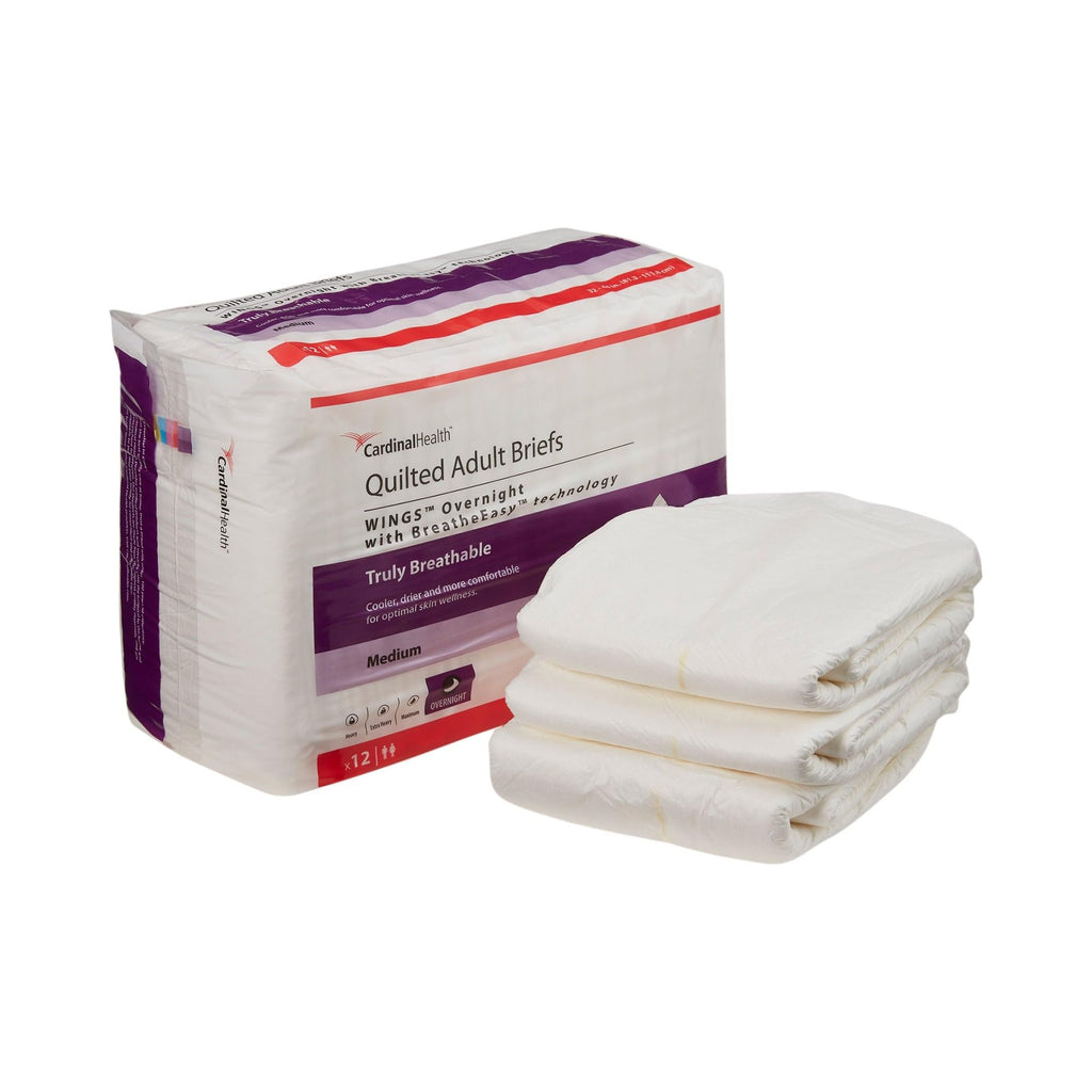 Medium Disposable Overnight Unisex Adult Incontinence Brief F469