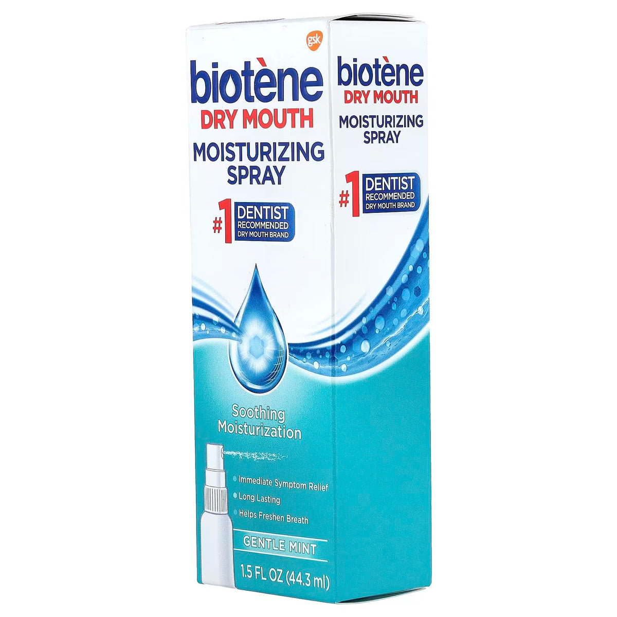 Gentle Mint Moisturizing Mouth Spray, 1.5 Fl Oz (Pack of 2) F831