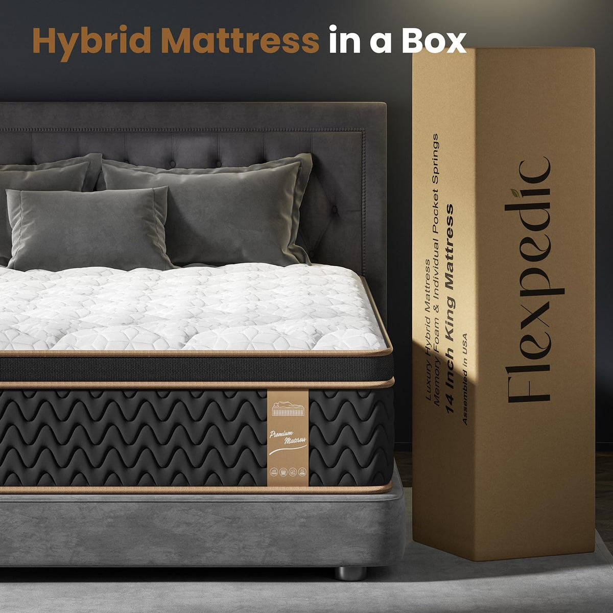 12 Inch Cooling Hybrid Mattress P431278