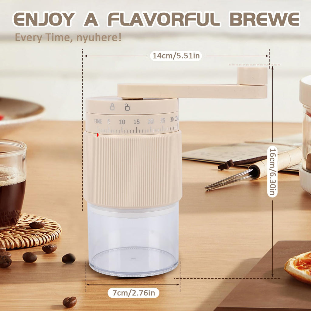 Manual Coffee Grinder with Ceramic Conical Burr U22578
