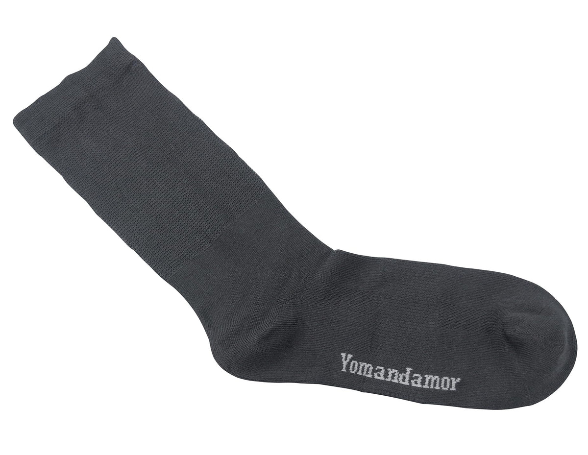 Men's 6 Pairs Bamboo Rayon Breathable Mid-Calf Socks with Arch Support A774415