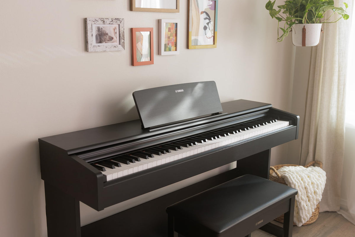 88-Key Weighted Action Upright Digital Piano with Bench J56255