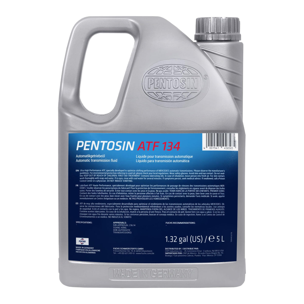Red 5 Liter Automatic Transmission Fluid G164