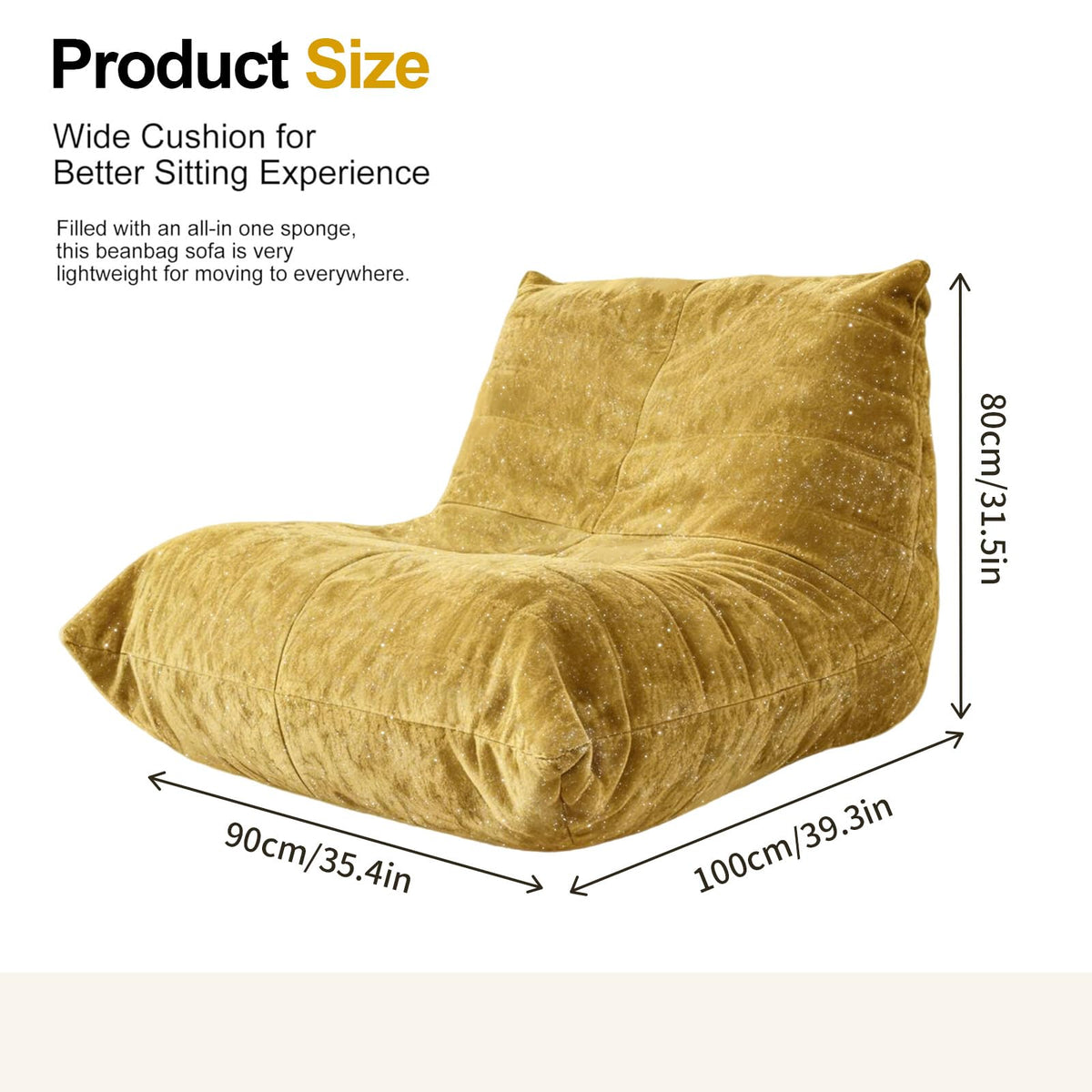 Large Bean Bag Chairs with Filler I30731