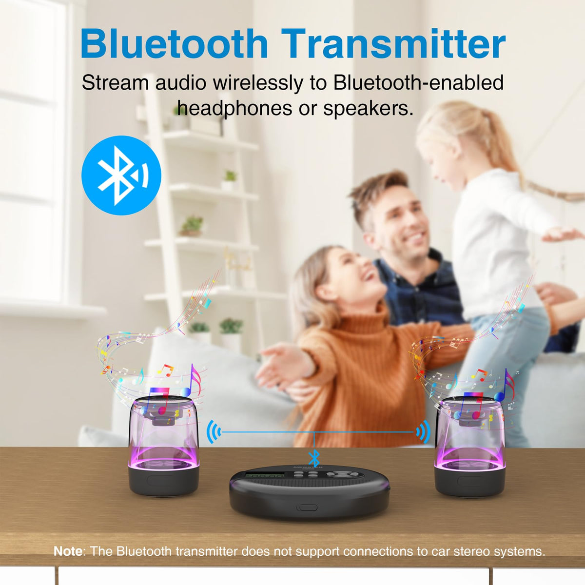 Portable CD Player with Bluetooth H6134