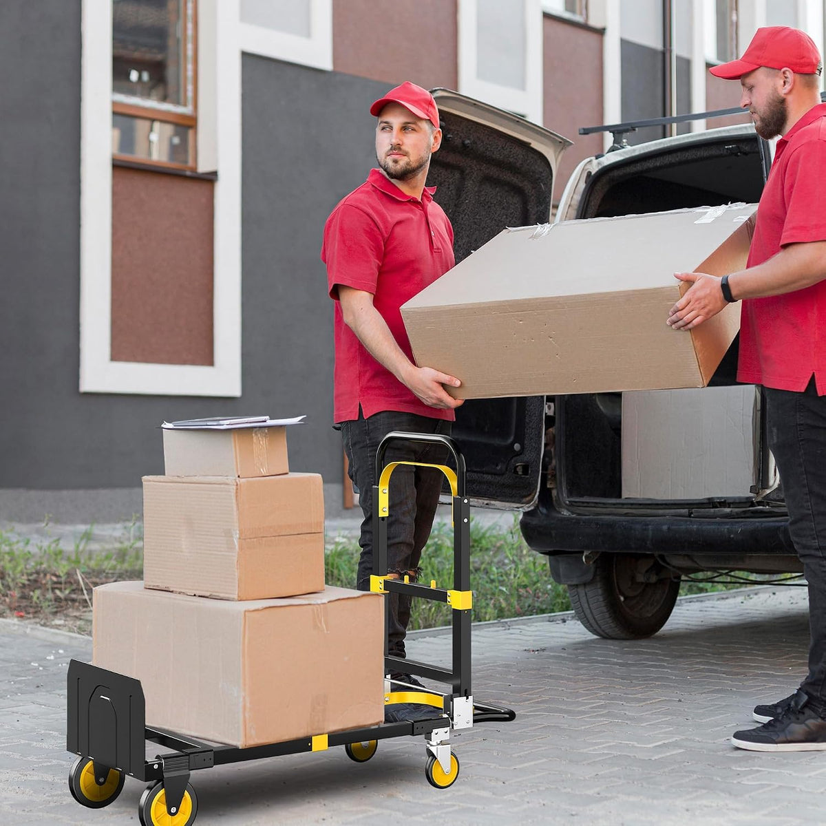 600lbs 3 in 1 Folding Hand Truck Dolly S76579