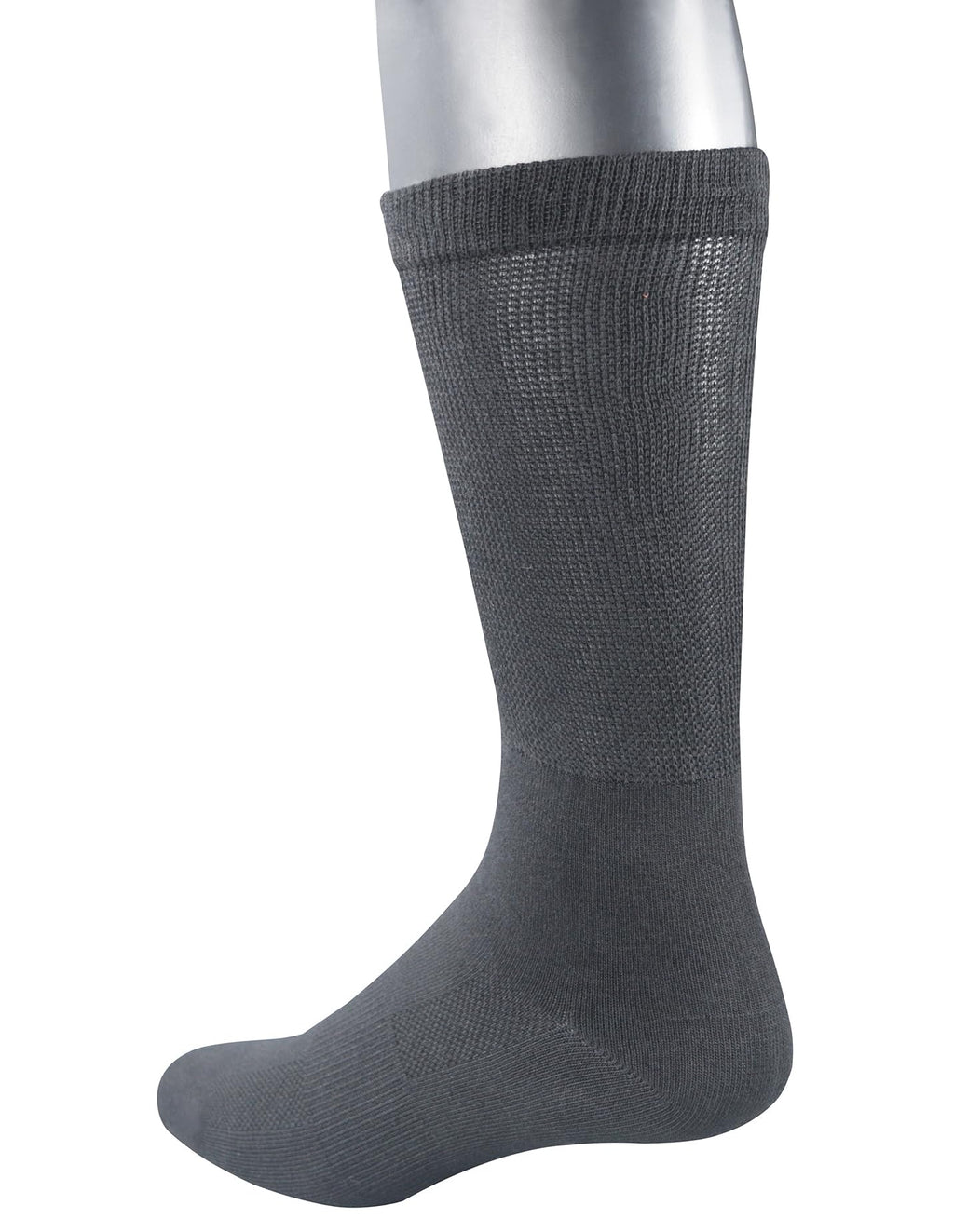 Men's 6 Pairs Bamboo Rayon Breathable Mid-Calf Socks with Arch Support A774415