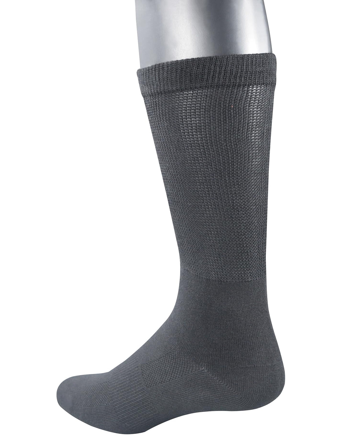 Men's 6 Pairs Bamboo Rayon Breathable Mid-Calf Socks with Arch Support A774415