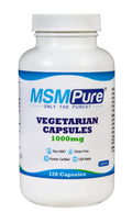 MSM 1000mg Vegetarian Capsules 120 Count V4669