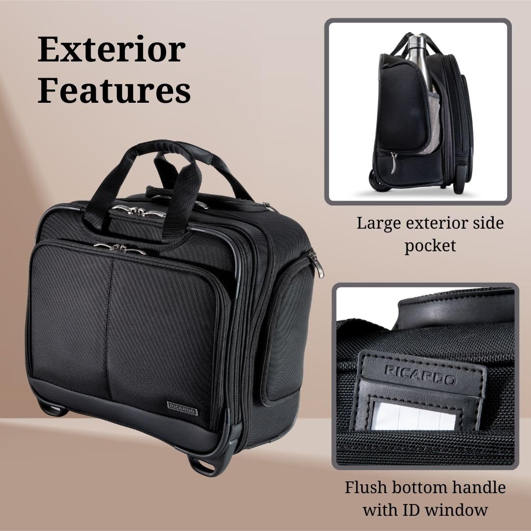 Softside Rolling Laptop Carry-On Luggage Y171611