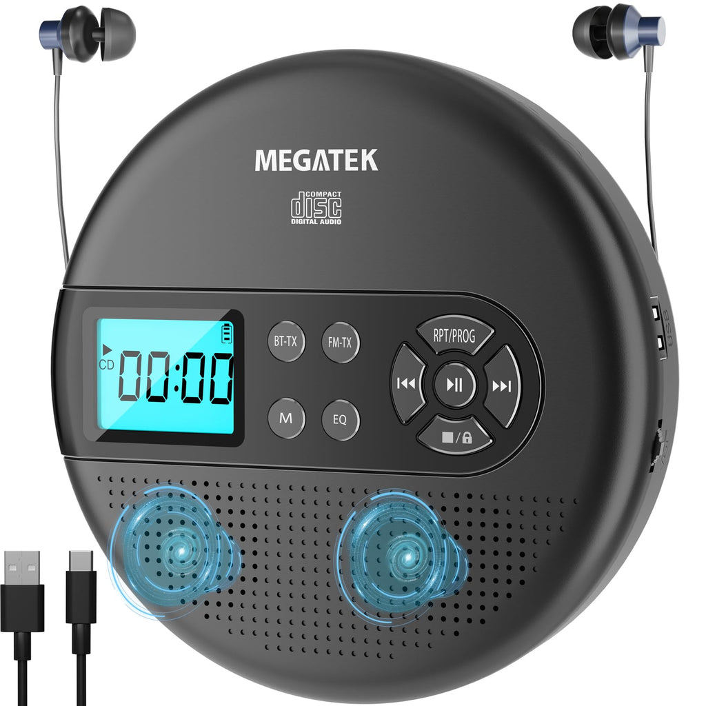 Portable CD Player with Bluetooth H6134