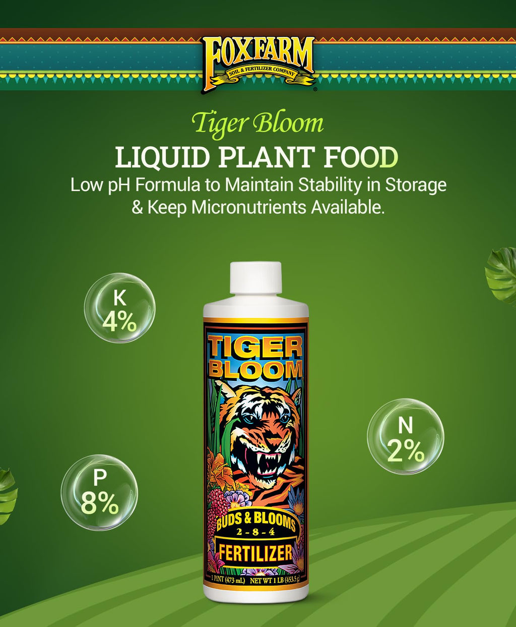Liquid Plant Food 2-8-4 1 Pint H541