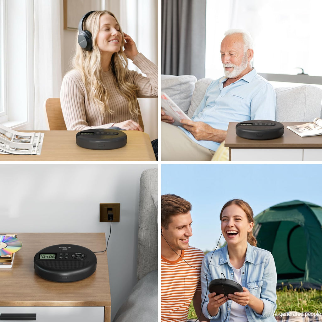 Portable CD Player with Bluetooth H6134