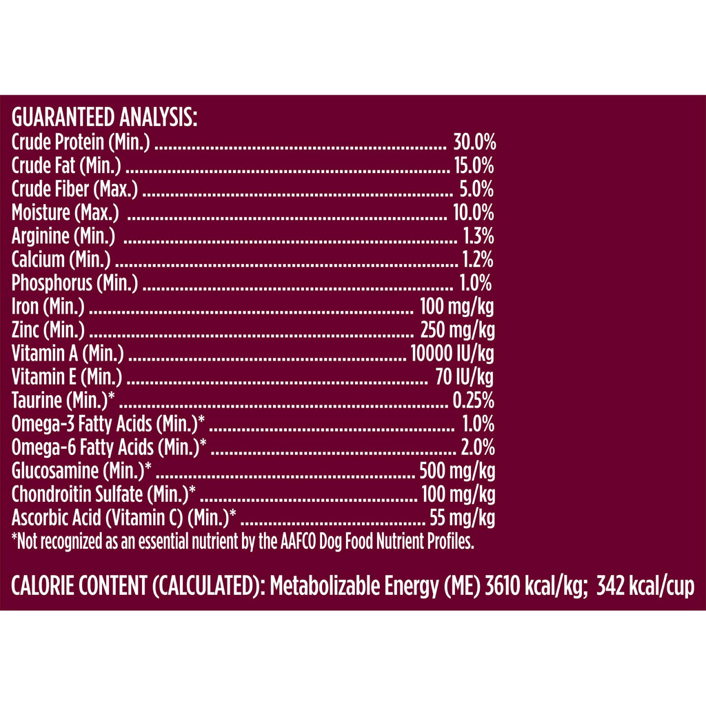 High Protein Dry Dog Food 4 lb. Bag A448