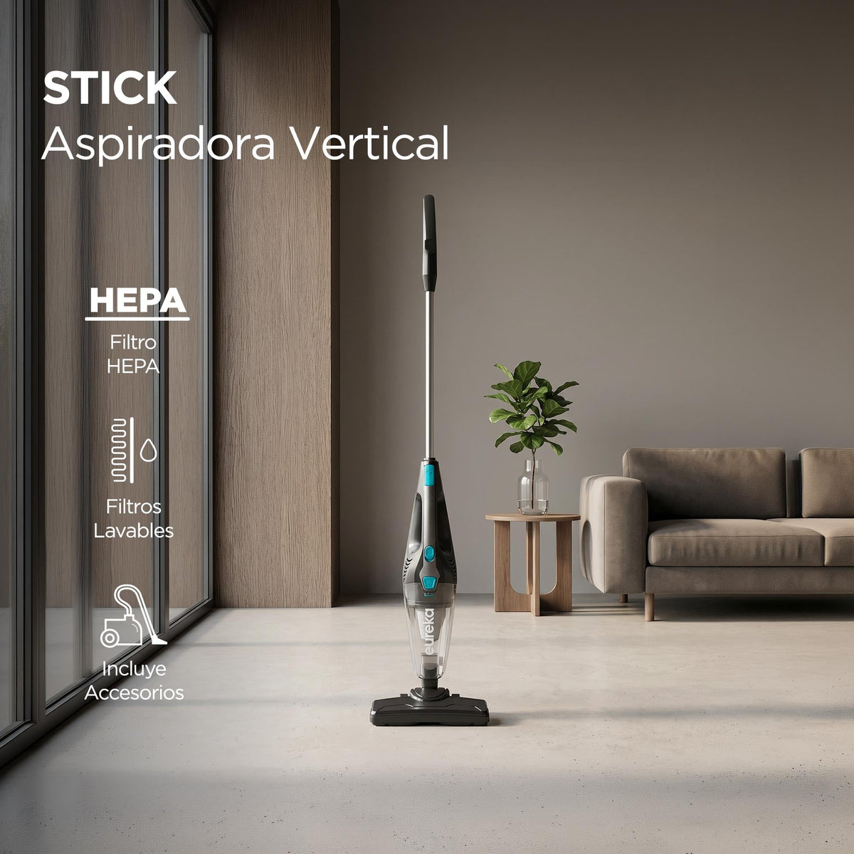 Blue 3-in-1 Stick Handheld Vacuum Cleaner J98935