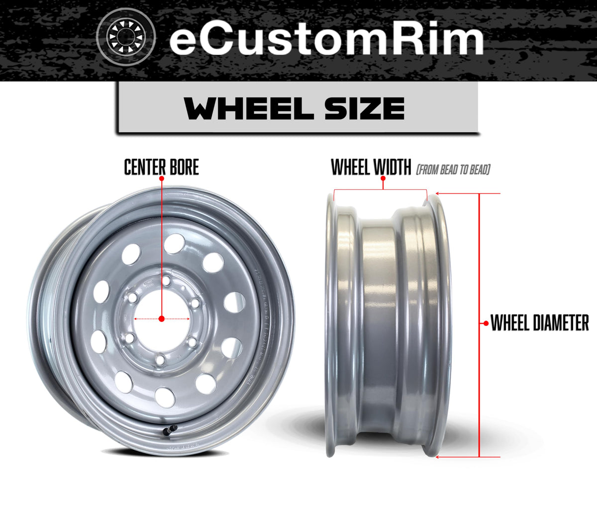 2-Pack Trailer Tire Rim Assembly 4.80-12 12 5 Lug Silver B20094
