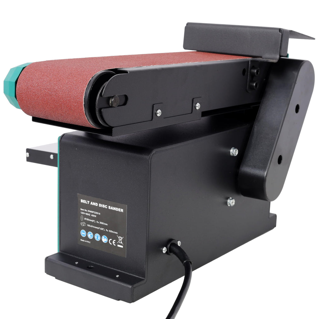 4" x 36" Belt 6" Disc Sander Combo, 120V/60Hz Bench Sander Y485221