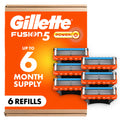 5-Blade Razor Refills with Precision Trimmer, 6 Count D3378