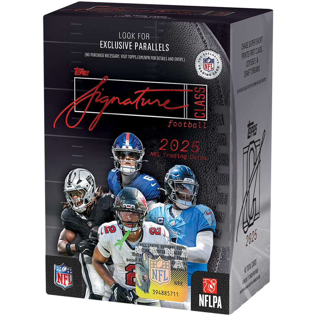 2025 Topps NFL Signature Class Football Value Box T21001