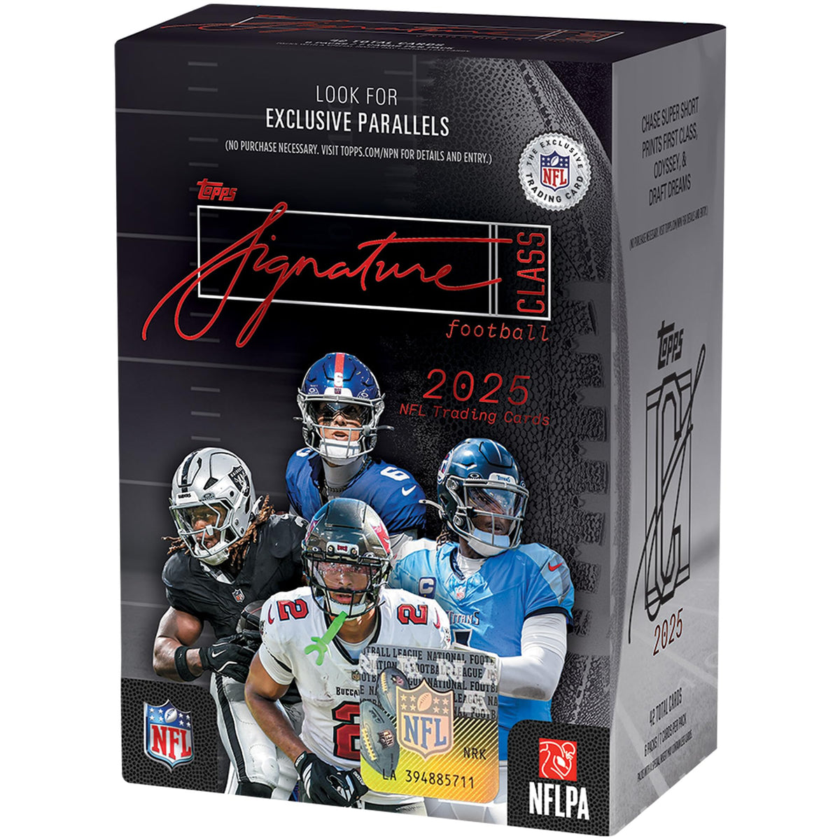2025 Topps NFL Signature Class Football Value Box T21001