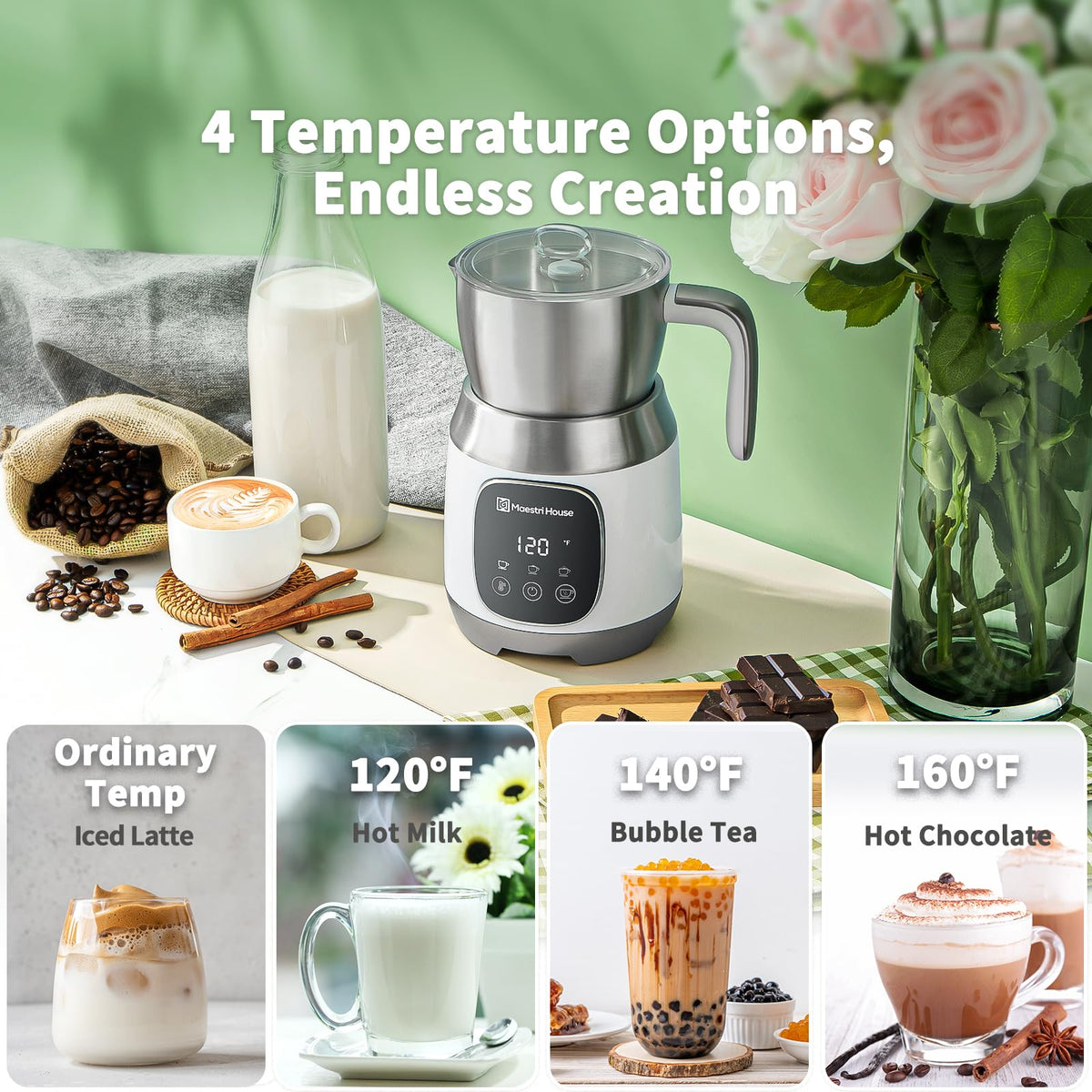 Milk Frother and Steamer 21oz/600mL L7047
