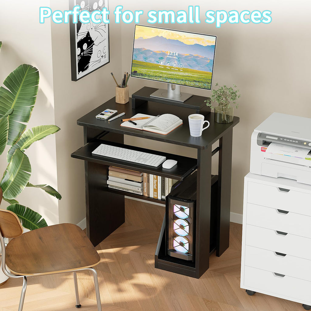 30 Inch Computer Desk with Keyboard Tray B600687