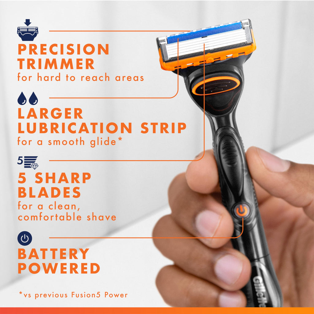 5-Blade Razor Refills with Precision Trimmer, 6 Count D3378