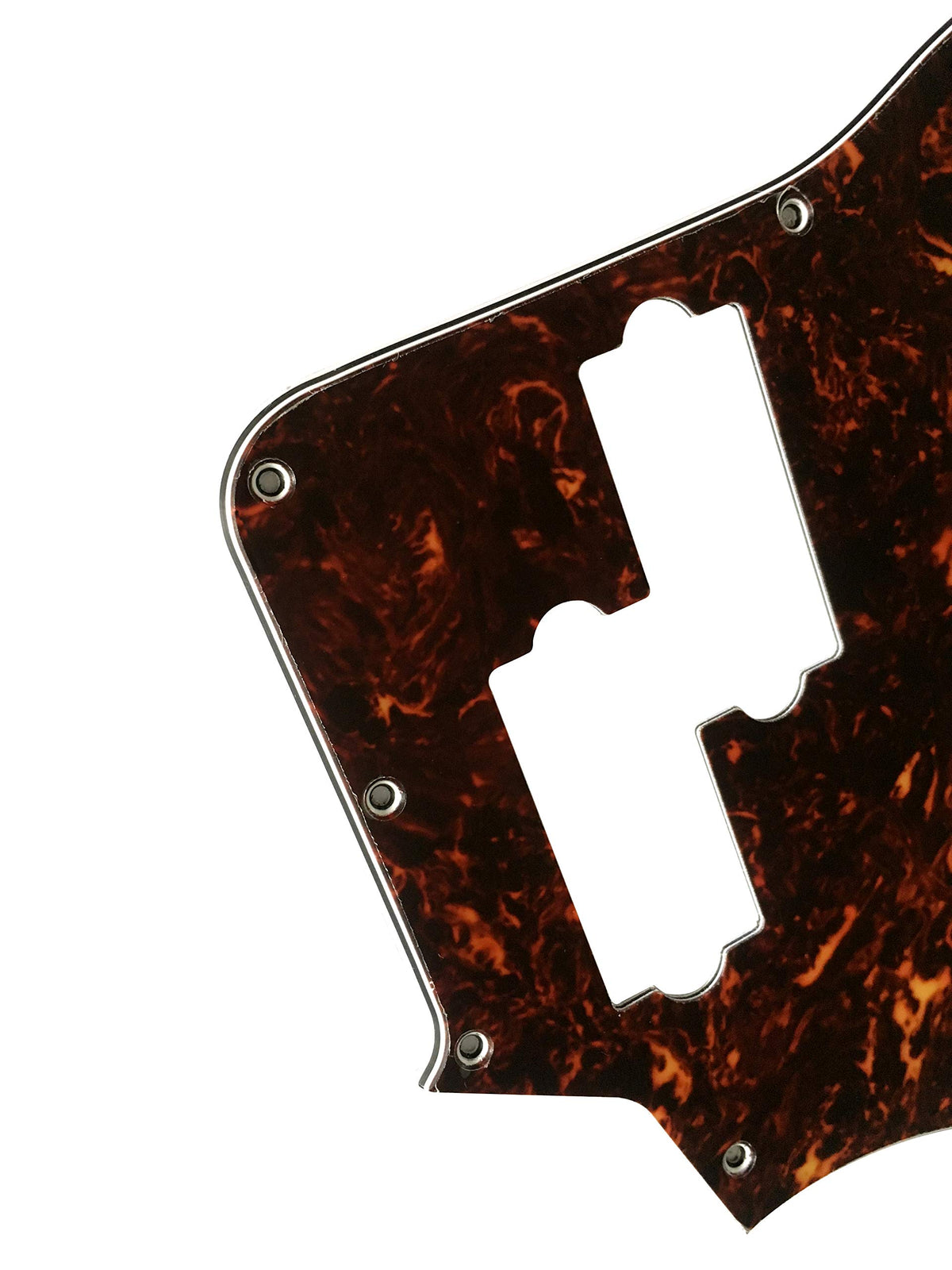 4 Ply Brown Tortoise Short Scale Guitar Pickguard Q295