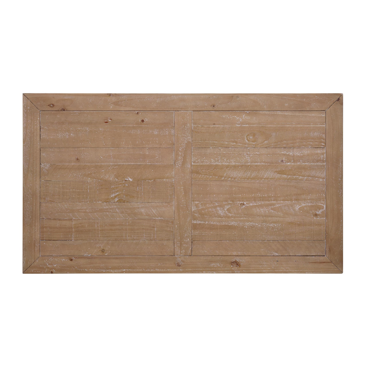 Solid Wood Coffee Table, Black and Driftwood G7424