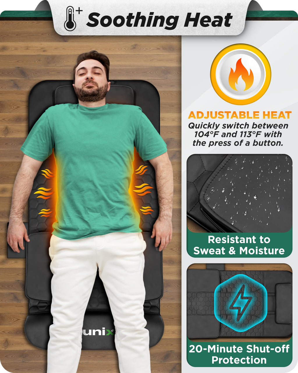Heated Stretching Mat Massager L534