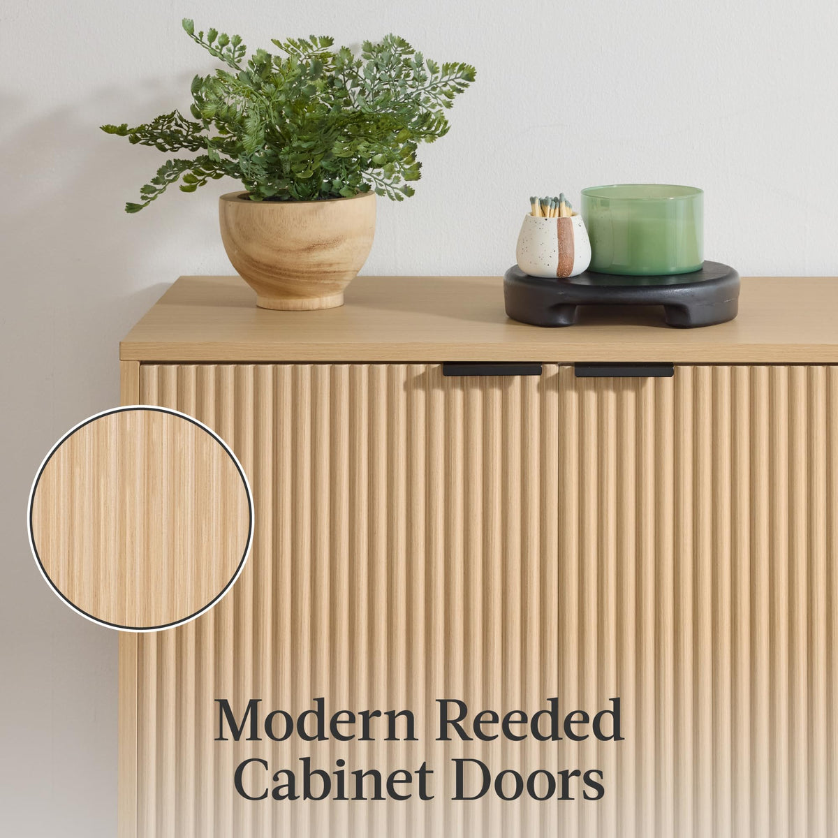 2-Door Storage Cabinet with Adjustable Shelves R116