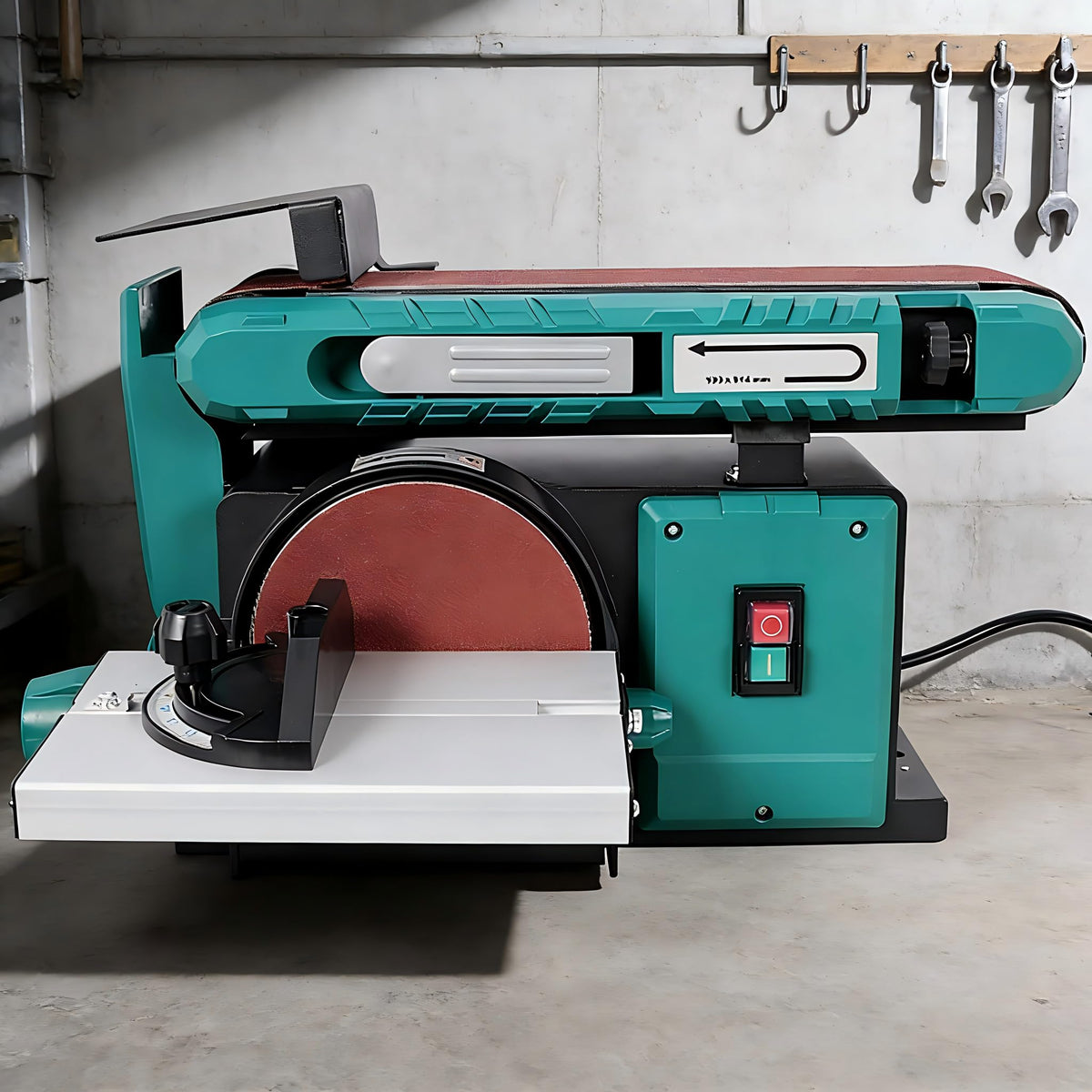 4" x 36" Belt 6" Disc Sander Combo, 120V/60Hz Bench Sander Y485221