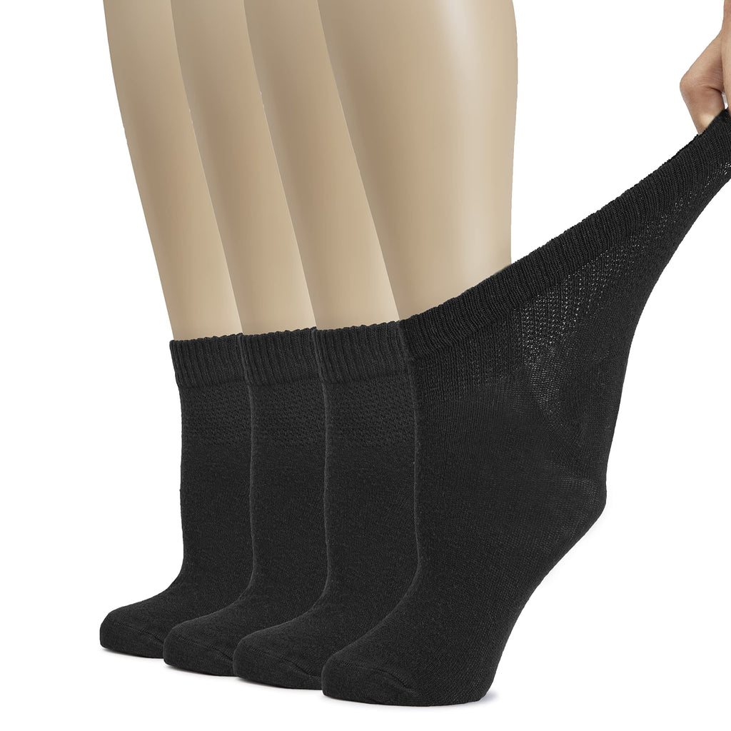 Cotton Ankle Socks Women 4-8 Pairs U9189