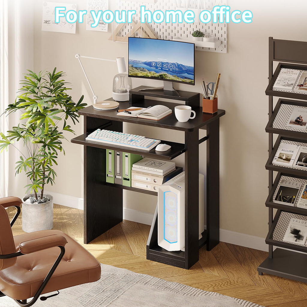 30 Inch Computer Desk with Keyboard Tray B600687