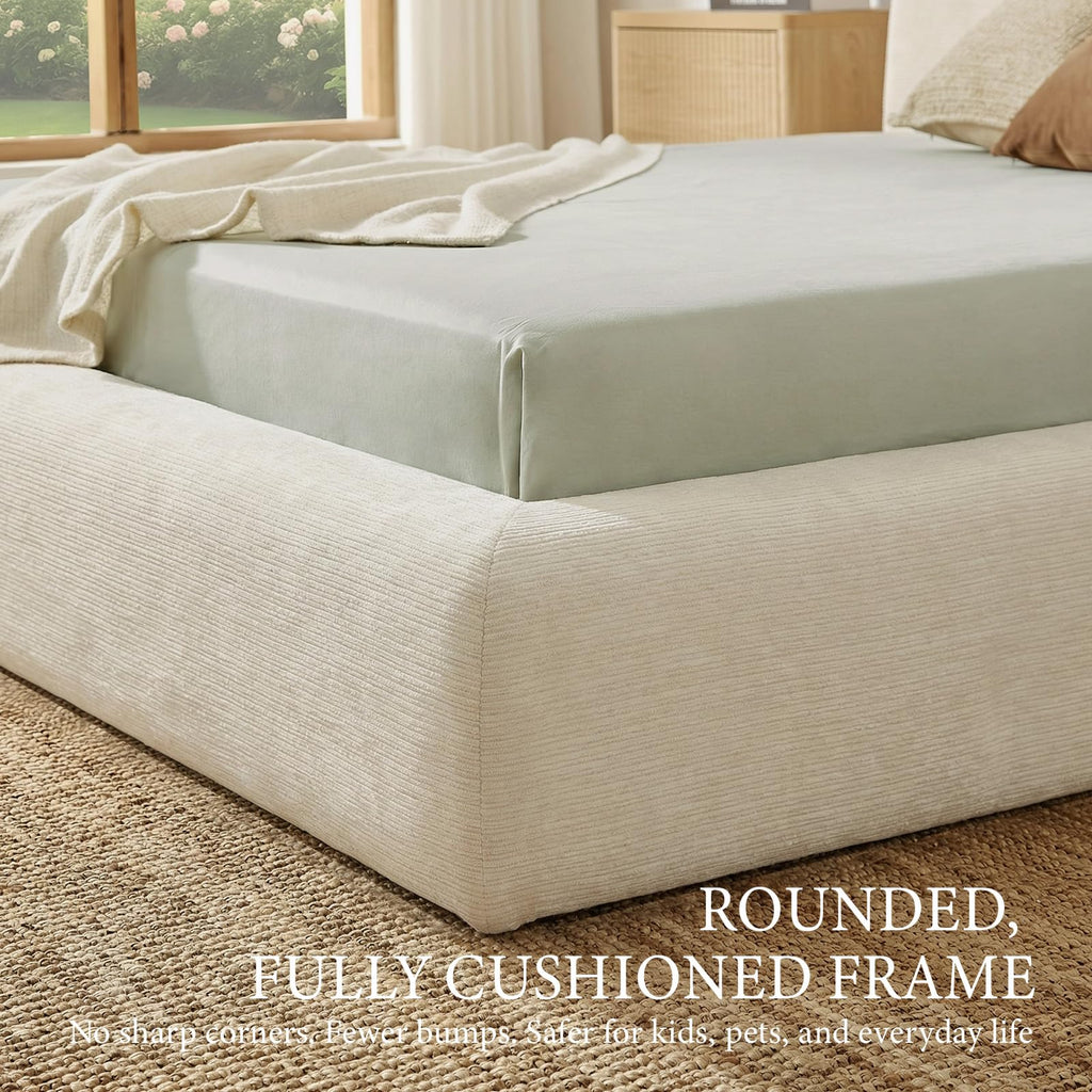 Queen Size Upholstered Bed Frame L3637