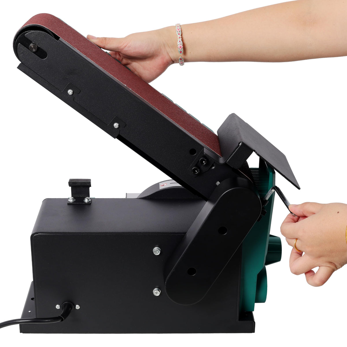 4" x 36" Belt 6" Disc Sander Combo, 120V/60Hz Bench Sander Y485221