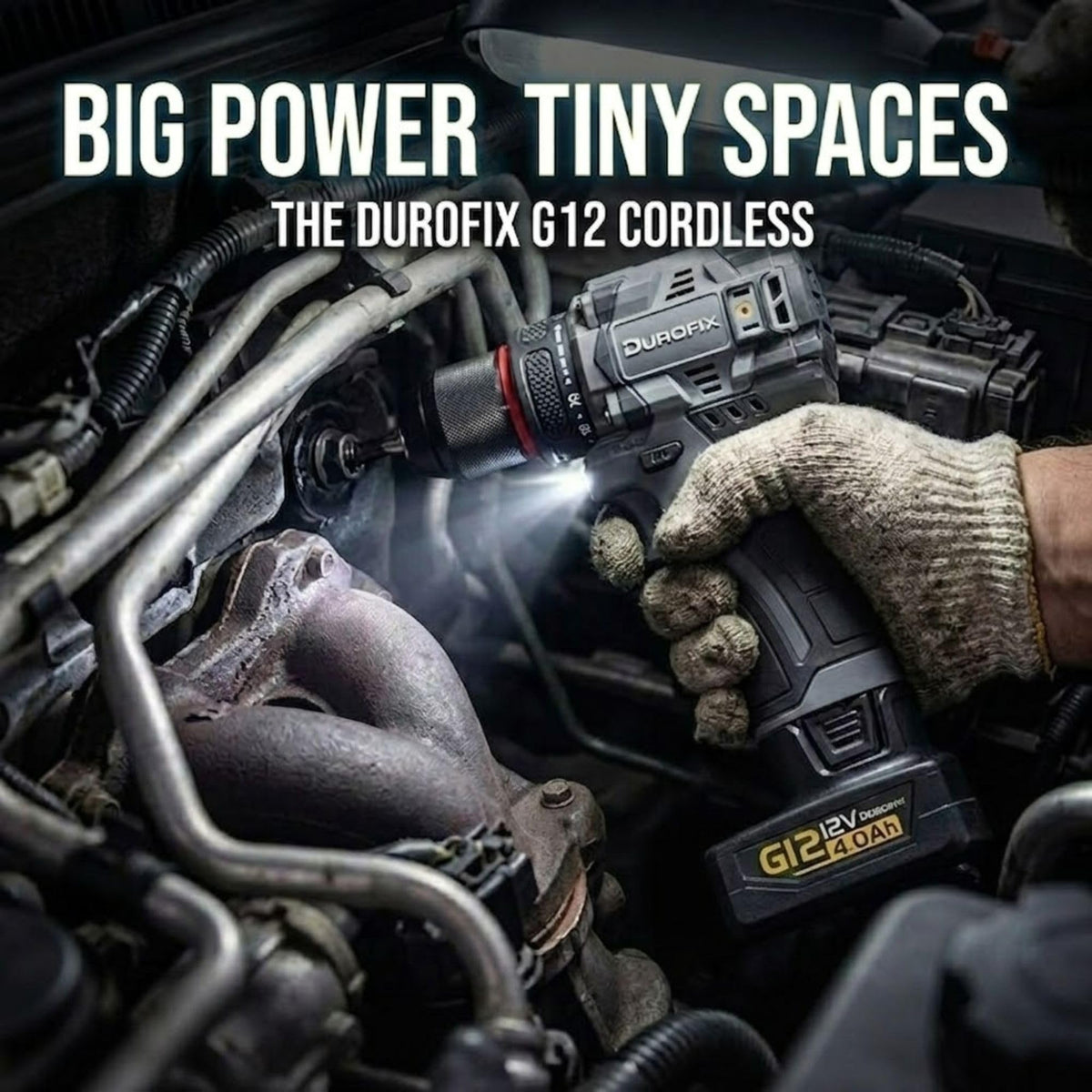 12V Brushless Cordless Combo Kit 1/2" Impact Wrench & 3/8" Hammer Drill E84980